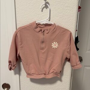 Pink Kids Shirt with Daisy Design